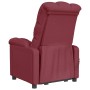 Sillón de masaje elevable tela rojo tinto de vidaXL, Sillones de masaje eléctricos - Ref: Foro24-3100355, Precio: 309,22 €, D...