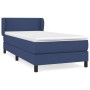 Box spring bed with blue fabric mattress 90x190 cm by vidaXL, Beds and slatted bases - Ref: Foro24-3126131, Price: 315,28 €, ...