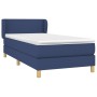 Cama box spring con colchón tela azul 90x190 cm de vidaXL, Camas y somieres - Ref: Foro24-3126611, Precio: 326,55 €, Descuent...