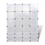 Armario modular con 18 compartimentos blanco 37x146x180,5 cm de vidaXL, Armarios roperos - Ref: Foro24-240502, Precio: 109,99...