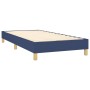 Cama box spring con colchón tela azul 90x190 cm de vidaXL, Camas y somieres - Ref: Foro24-3130159, Precio: 327,51 €, Descuent...