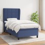 Cama box spring con colchón tela azul 90x190 cm de vidaXL, Camas y somieres - Ref: Foro24-3127931, Precio: 366,16 €, Descuent...