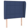 Cama box spring con colchón tela azul 90x190 cm de vidaXL, Camas y somieres - Ref: Foro24-3127931, Precio: 366,16 €, Descuent...