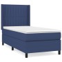 Box spring bed with blue fabric mattress 90x190 cm by vidaXL, Beds and slatted bases - Ref: Foro24-3131559, Price: 357,24 €, ...