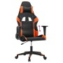 Silla gaming cuero sintético negro y naranja de vidaXL, Sillones para videojuegos - Ref: Foro24-3143759, Precio: 127,99 €, De...