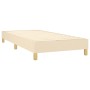 Cama box spring con colchón tela color crema 90x200 cm de vidaXL, Camas y somieres - Ref: Foro24-3140430, Precio: 307,74 €, D...