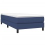 Box spring bed with blue fabric mattress 90x190 cm by vidaXL, Beds and slatted bases - Ref: Foro24-3144043, Price: 276,58 €, ...