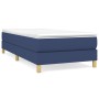 Cama box spring con colchón tela azul 90x190 cm de vidaXL, Camas y somieres - Ref: Foro24-3144141, Precio: 277,73 €, Descuent...