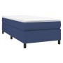 Box spring bed with blue fabric mattress 90x190 cm by vidaXL, Beds and slatted bases - Ref: Foro24-3144389, Price: 285,09 €, ...