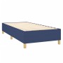 Cama box spring con colchón tela azul 90x190 cm de vidaXL, Camas y somieres - Ref: Foro24-3144488, Precio: 303,77 €, Descuent...