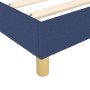 Cama box spring con colchón tela azul 90x190 cm de vidaXL, Camas y somieres - Ref: Foro24-3144488, Precio: 303,77 €, Descuent...