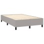 Cama box spring con colchón tela gris claro 120x200 cm de vidaXL, Camas y somieres - Ref: Foro24-3142081, Precio: 407,53 €, D...