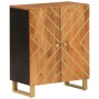 Armario auxiliar 3 uds madera mango marrón negro 60x33,5x75cm de vidaXL, Aparadores - Ref: Foro24-3206282, Precio: 418,21 €, ...