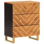 Armario auxiliar 3 uds madera mango marrón negro 60x33,5x75cm de vidaXL, Aparadores - Ref: Foro24-3206282, Precio: 418,21 €, ...