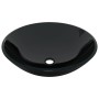 Sink with faucet and black tempered glass push-button stopper by vidaXL, Sinks - Ref: Foro24-3098453, Price: 105,39 €, Discou...