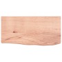 Encimera baño madera maciza tratada marrón claro 60x30x(2-6) cm de vidaXL, Encimeras - Ref: Foro24-3156103, Precio: 63,21 €, ...