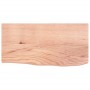 Encimera de baño madera maciza tratada marrón claro 60x30x2 cm de vidaXL, Encimeras - Ref: Foro24-3156101, Precio: 44,62 €, D...