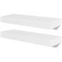 Estantes de pared 4 unidades blanco 40 cm de vidaXL, Estantes y estanterías - Ref: Foro24-275996, Precio: 62,97 €, Descuento: %