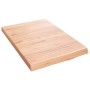 Encimera baño madera maciza tratada marrón claro 40x60x(2-4) cm de vidaXL, Encimeras - Ref: Foro24-3156099, Precio: 41,25 €, ...