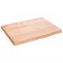 Encimera de baño madera maciza tratada marrón claro 40x30x2 cm de vidaXL, Encimeras - Ref: Foro24-3156089, Precio: 33,02 €, D...