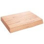 Encimera baño madera maciza tratada marrón claro 40x30x(2-6) cm de vidaXL, Encimeras - Ref: Foro24-3156091, Precio: 37,99 €, ...