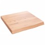 Encimera baño madera maciza tratada marrón claro 40x40x(2-4) cm de vidaXL, Encimeras - Ref: Foro24-3156093, Precio: 40,11 €, ...