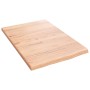 Encimera de baño madera maciza tratada marrón claro 40x60x2 cm de vidaXL, Encimeras - Ref: Foro24-3156098, Precio: 36,69 €, D...