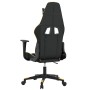 Silla gaming cuero sintético negro y dorado de vidaXL, Sillones para videojuegos - Ref: Foro24-3143755, Precio: 140,55 €, Des...