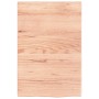 Encimera de baño madera maciza tratada marrón claro 40x60x2 cm de vidaXL, Encimeras - Ref: Foro24-3156098, Precio: 36,69 €, D...