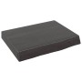 Encimera baño madera maciza tratada marrón oscuro 40x30x(2-6)cm de vidaXL, Encimeras - Ref: Foro24-3156187, Precio: 37,34 €, ...