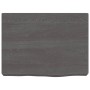 Encimera baño madera maciza tratada marrón oscuro 40x30x(2-6)cm de vidaXL, Encimeras - Ref: Foro24-3156187, Precio: 37,34 €, ...