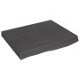 Encimera baño madera maciza tratada marrón oscuro 60x50x(2-6)cm de vidaXL, Encimeras - Ref: Foro24-3156205, Precio: 66,17 €, ...