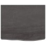 Encimera baño madera maciza tratada marrón oscuro 60x50x(2-6)cm de vidaXL, Encimeras - Ref: Foro24-3156205, Precio: 66,17 €, ...