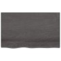 Encimera baño madera maciza tratada marrón oscuro 80x50x(2-6)cm de vidaXL, Encimeras - Ref: Foro24-3156217, Precio: 71,64 €, ...