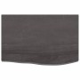 Encimera baño madera maciza tratada marrón oscuro 60x40x2 cm de vidaXL, Encimeras - Ref: Foro24-3156200, Precio: 48,06 €, Des...