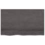 Encimera baño madera maciza tratada marrón oscuro 80x50x(2-4)cm de vidaXL, Encimeras - Ref: Foro24-3156216, Precio: 59,91 €, ...