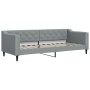 Sofa bed with light gray fabric mattress 80x200 cm by vidaXL, Beds and slatted bases - Ref: Foro24-3197403, Price: 324,51 €, ...