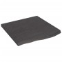 Encimera de baño madera tratada marrón oscuro 60x60x(2-4) cm de vidaXL, Encimeras - Ref: Foro24-3156207, Precio: 55,26 €, Des...