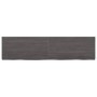 Dark brown treated wood bathroom countertop 120x30x(2-4) cm by vidaXL, Countertops - Ref: Foro24-3156233, Price: 56,92 €, Dis...