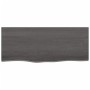 Encimera baño madera maciza tratada marrón oscuro 100x40x2 cm de vidaXL, Encimeras - Ref: Foro24-3156224, Precio: 72,25 €, De...