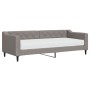 Sofa bed with taupe gray fabric mattress 80x200 cm by vidaXL, Beds and slatted bases - Ref: Foro24-3197406, Price: 324,51 €, ...