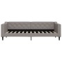 Sofa bed with taupe gray fabric mattress 80x200 cm by vidaXL, Beds and slatted bases - Ref: Foro24-3197406, Price: 324,51 €, ...