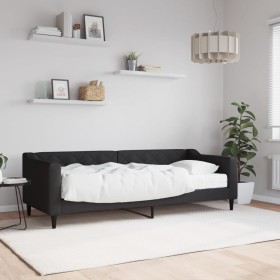 Sofa bed with black fabric mattress 80x200 cm by vidaXL, Beds and slatted bases - Ref: Foro24-3197405, Price: 343,99 €, Disco...