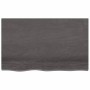 Dark brown treated solid wood bathroom countertop 80x50x2 cm by vidaXL, Countertops - Ref: Foro24-3156215, Price: 59,24 €, Di...