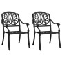 Bistro table and chairs 3 pieces black cast aluminum by vidaXL, Garden sets - Ref: Foro24-3070578, Price: 554,39 €, Discount: %