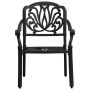 Bistro table and chairs 3 pieces black cast aluminum by vidaXL, Garden sets - Ref: Foro24-3070578, Price: 554,39 €, Discount: %