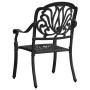 Bistro table and chairs 3 pieces black cast aluminum by vidaXL, Garden sets - Ref: Foro24-3070578, Price: 554,39 €, Discount: %