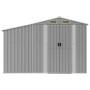 Cobertizo de jardín acero galvanizado gris 277x192,5x179 cm de vidaXL, Cobertizos - Ref: Foro24-3188289, Precio: 443,28 €, De...