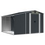 Garden shed anthracite galvanized steel 277x279x179 cm by vidaXL, Sheds - Ref: Foro24-3188293, Price: 512,85 €, Discount: %