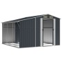 Garden shed anthracite galvanized steel 277x279x179 cm by vidaXL, Sheds - Ref: Foro24-3188293, Price: 512,85 €, Discount: %